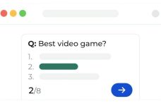a survey form.